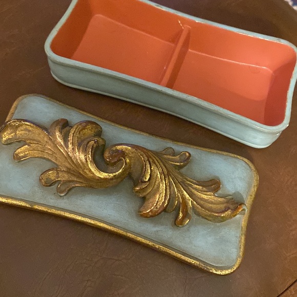 Vintage Borghese Chalkware Box - Picture 12 of 16